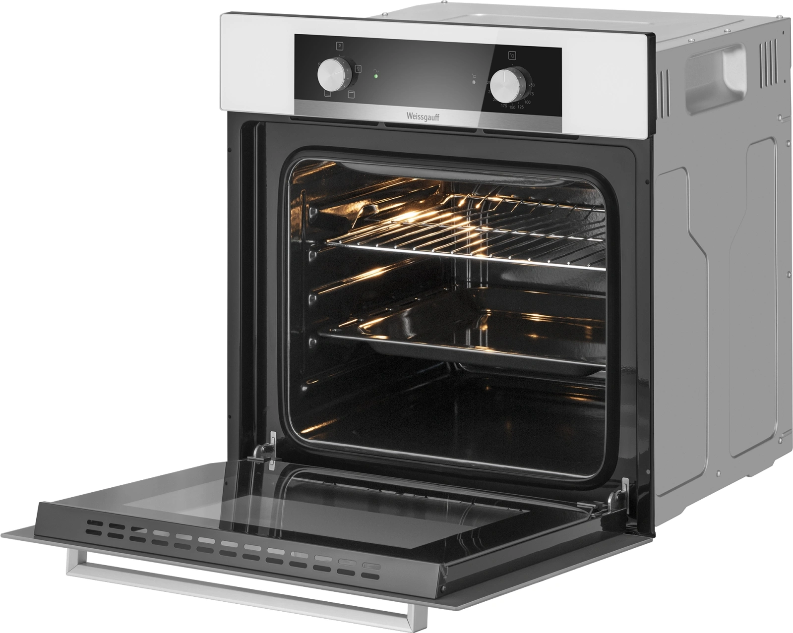Духовой шкаф Электрический Weissgauff EOM 104 W белый — миниатюра 5
