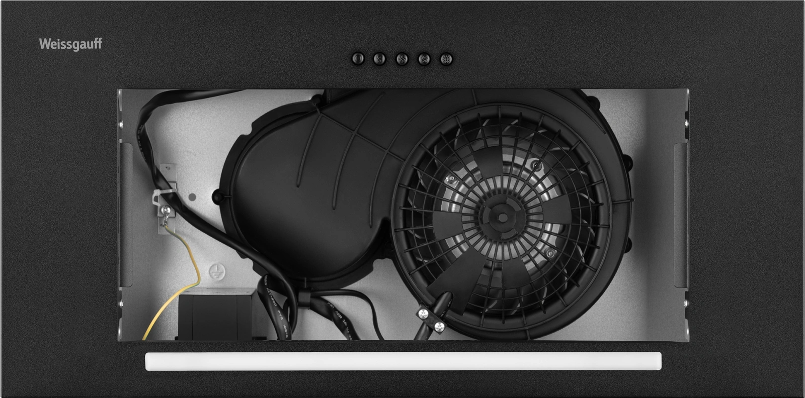 Вытяжка встраиваемая Weissgauff Integra 850 PB BL черный управление: кнопочное (1 мотор) — миниатюра 5