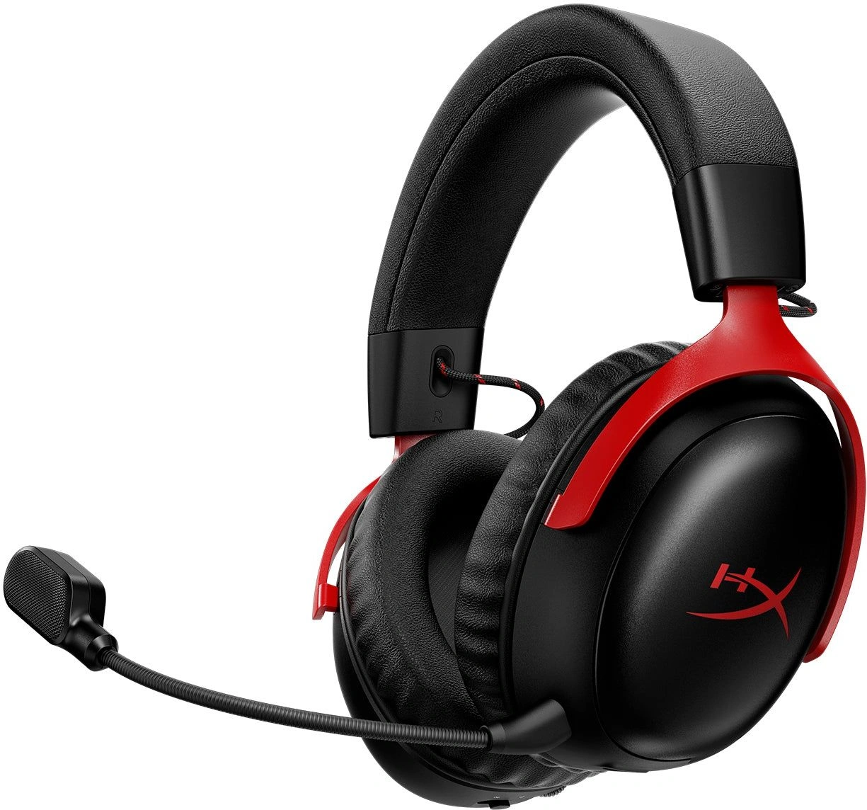 Наушники с микрофоном HyperX Cloud III S Wireless черный/красный 0.5м мониторные BT оголовье (A59Z0AA) — миниатюра 9