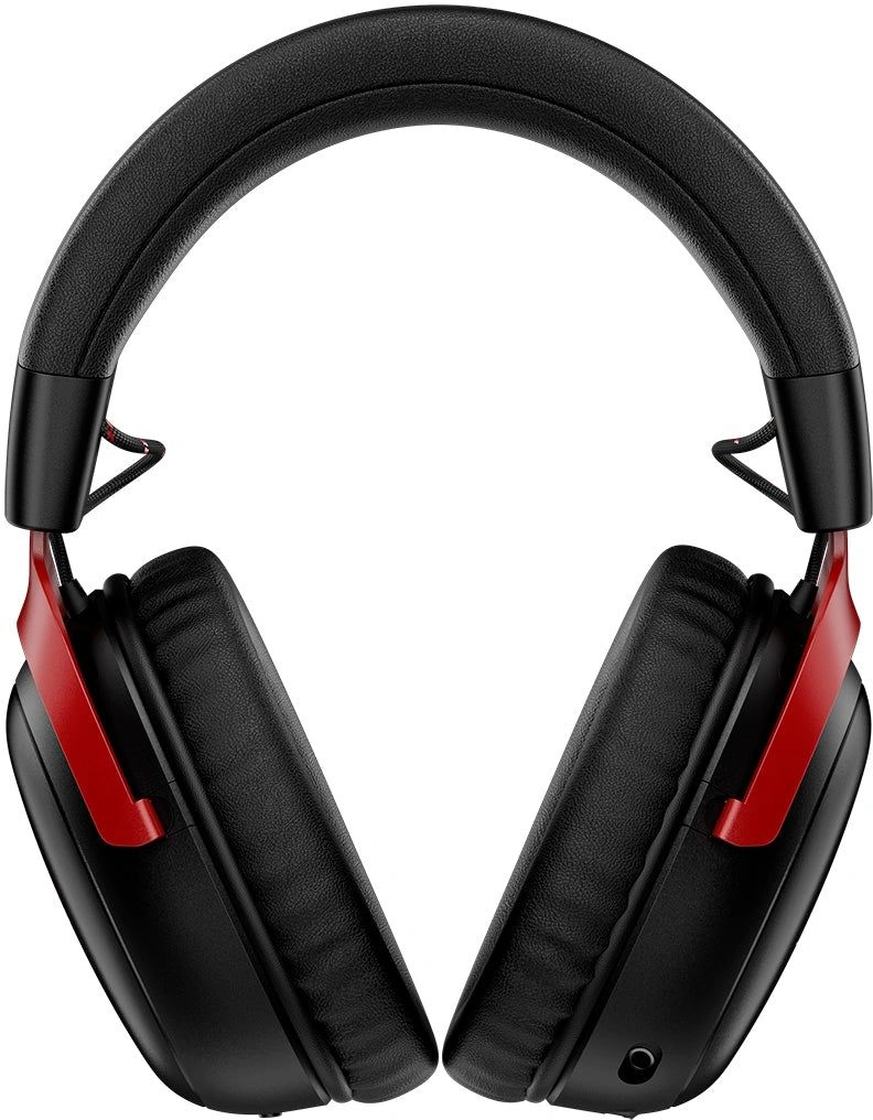 Наушники с микрофоном HyperX Cloud III S Wireless черный/красный 0.5м мониторные BT оголовье (A59Z0AA) — миниатюра 3