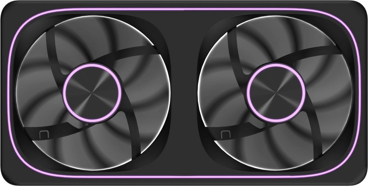 Вентилятор для корпуса Formula Air Fusion 2 ARGB 120х120x28 черный 4-pin 33.46дБ (упак.:2шт) (AIR FUSION 2 BK) Ret — фото 1