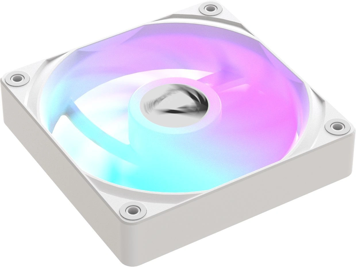 Вентилятор для корпуса Formula PA120 ARGB 120х120x25 белый 4-pin 26.8дБ (PA120 WHITE) Ret — миниатюра 4