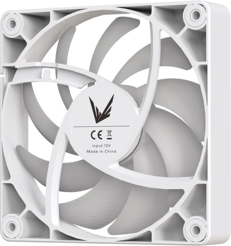 Вентилятор для корпуса Formula PA120 ARGB 120х120x25 белый 4-pin 26.8дБ (PA120 WHITE) Ret — миниатюра 5