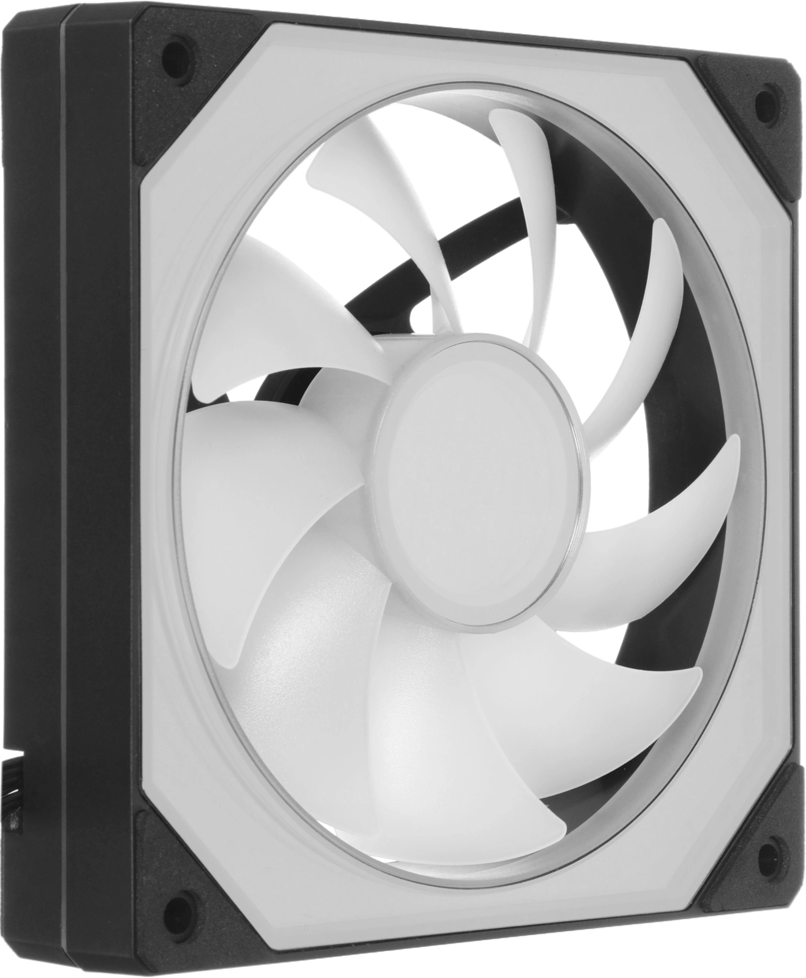 Вентилятор для корпуса Formula Floe Se 12 ARGB 120х120x25 черный 4-pin 25.4дБ (FLOE SE 12BK ARPW) Ret — миниатюра 8