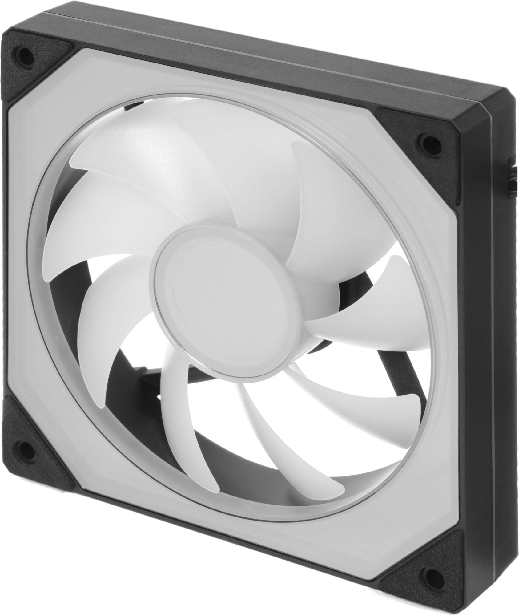 Вентилятор для корпуса Formula Floe Se 12 ARGB 120х120x25 черный 4-pin 25.4дБ (FLOE SE 12BK ARPW) Ret — миниатюра 9