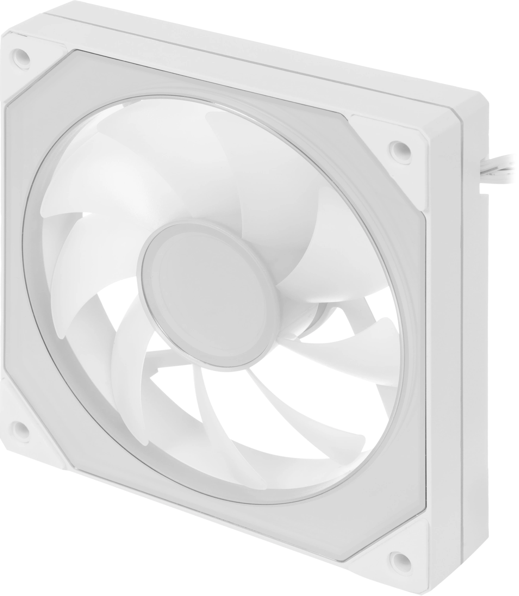 Вентилятор для корпуса Formula Floe Se 12 ARGB 120х120x25 белый 4-pin 25.4дБ (FLOE SE 12WH ARPW) Ret — миниатюра 9