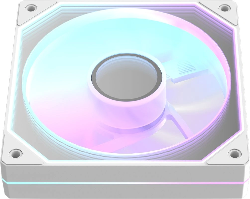 Вентилятор для корпуса Formula Floe Se 12 Reverse ARGB 120х120x25 белый 4-pin 27.5дБ (FLOE SE 12WH ARPW REVERSE) Ret — миниатюра 4