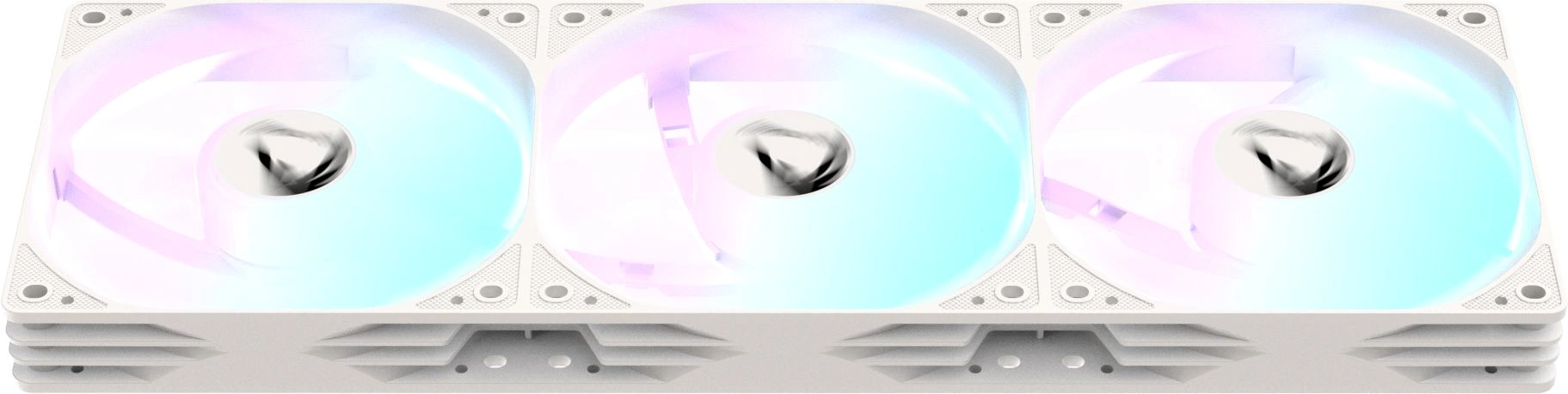 Система водяного охлаждения Formula Ice Jet Glow 360 ARGB Soc-AM5/AM4/1200/2066/1700/1851 белый 4-pin 1-27dB Al+Cu 300W 2020gr Ret (ICE JET GLOW 360 WH) — миниатюра 3