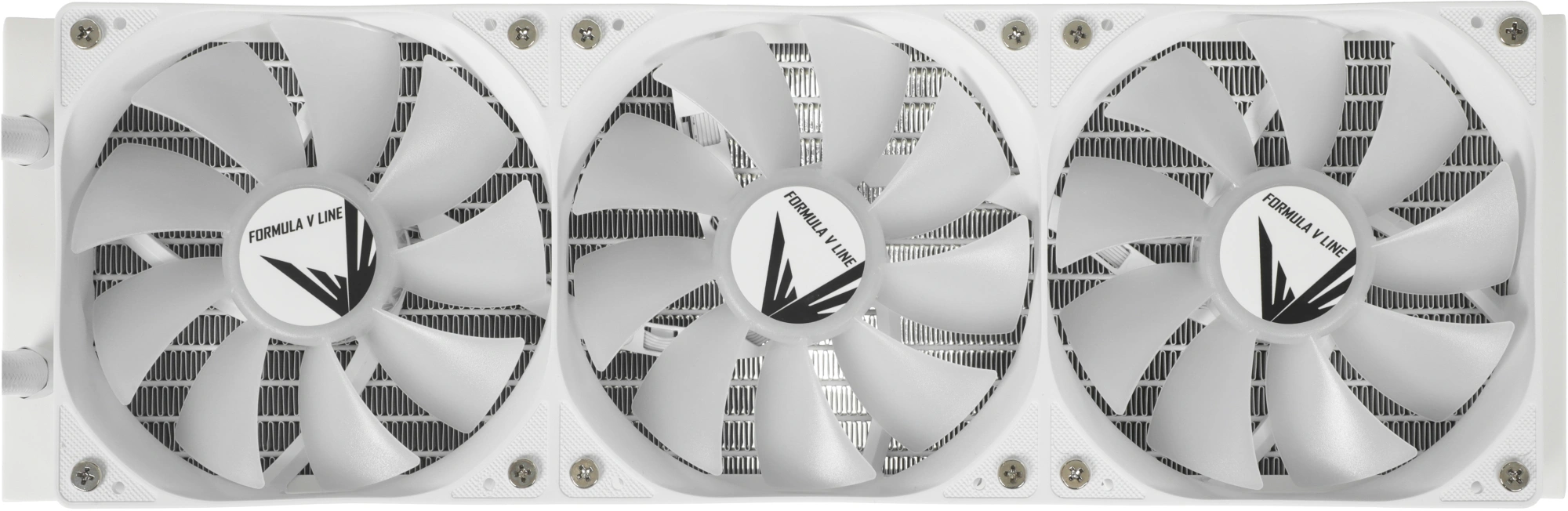Система водяного охлаждения Formula Ice Jet Glow 360 ARGB Soc-AM5/AM4/1200/2066/1700/1851 белый 4-pin 1-27dB Al+Cu 300W 2020gr Ret (ICE JET GLOW 360 WH) — миниатюра 9