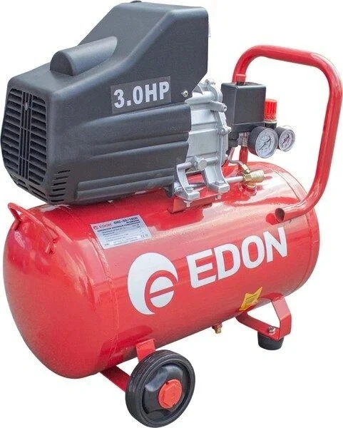 Компрессор поршневой Edon OAC-50/1800 масляный 207л/мин 50л 1800Вт красный — фото 1