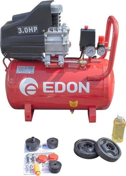 Компрессор поршневой Edon OAC-50/1800 масляный 207л/мин 50л 1800Вт красный — миниатюра 5