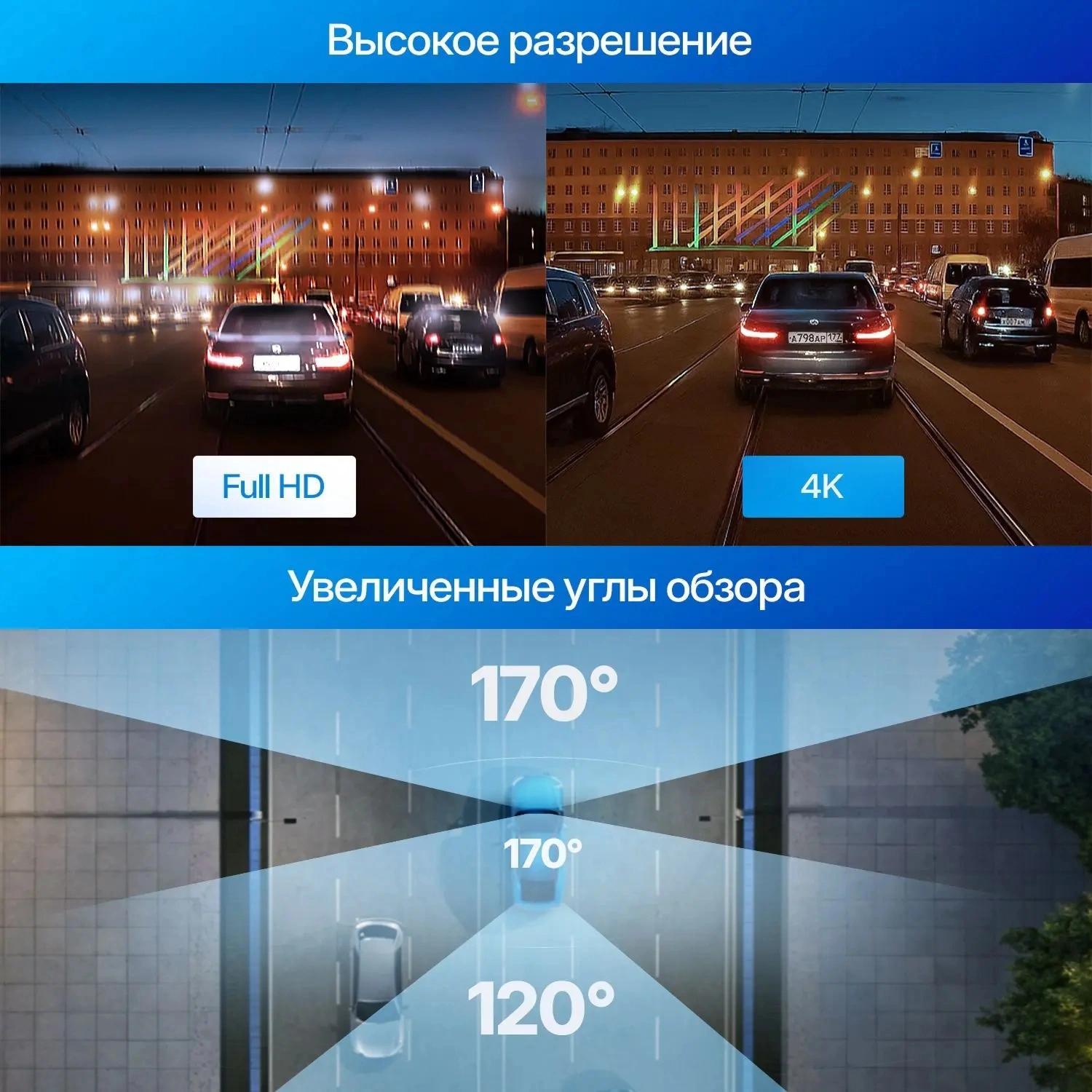 Видеорегистратор TrendVision Proof Ultra черный 2160x3840 2160p 170гр. GPS SA230D — миниатюра 3