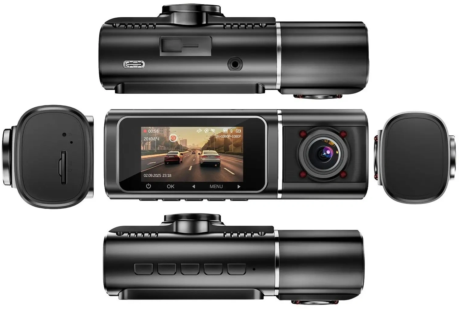 Видеорегистратор TrendVision Proof Ultra черный 2160x3840 2160p 170гр. GPS SA230D — миниатюра 16