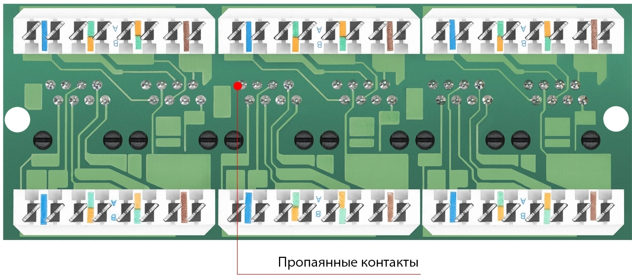 Патч-панель Cabeus PL-12-CAT.5E 10"-DUAL 10" 1U 12xRJ45 кат.5E UTP — миниатюра 9