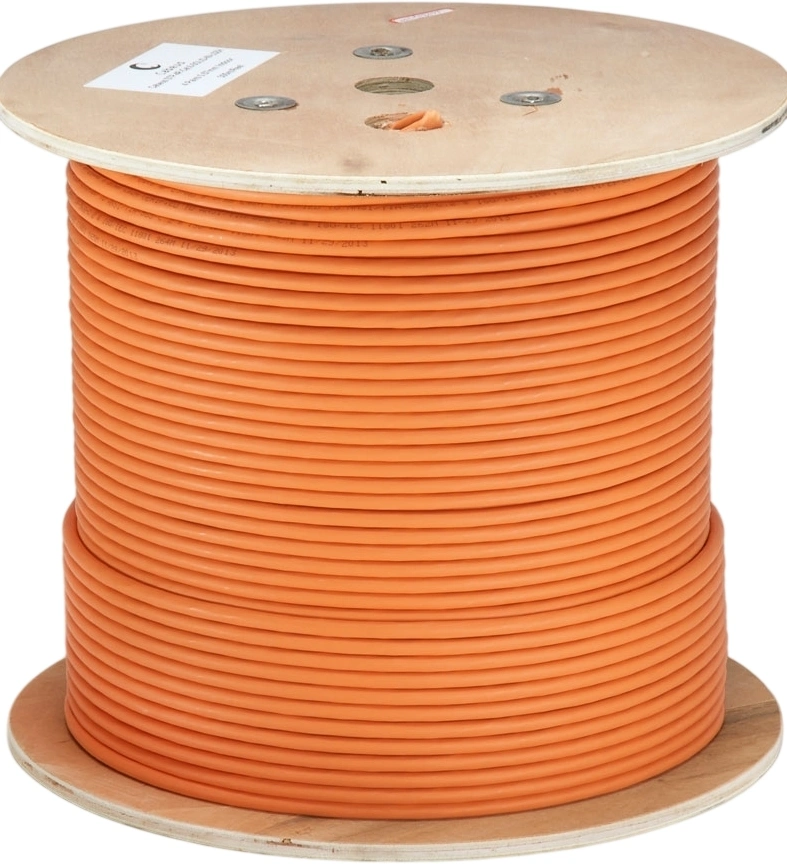 Кабель информационный Cabeus SFTP-4P-CAT.6-SOLID-LSZH кат.6 SF/UTP 4 пары LSZH внутренний 305м оранжевый — миниатюра 2
