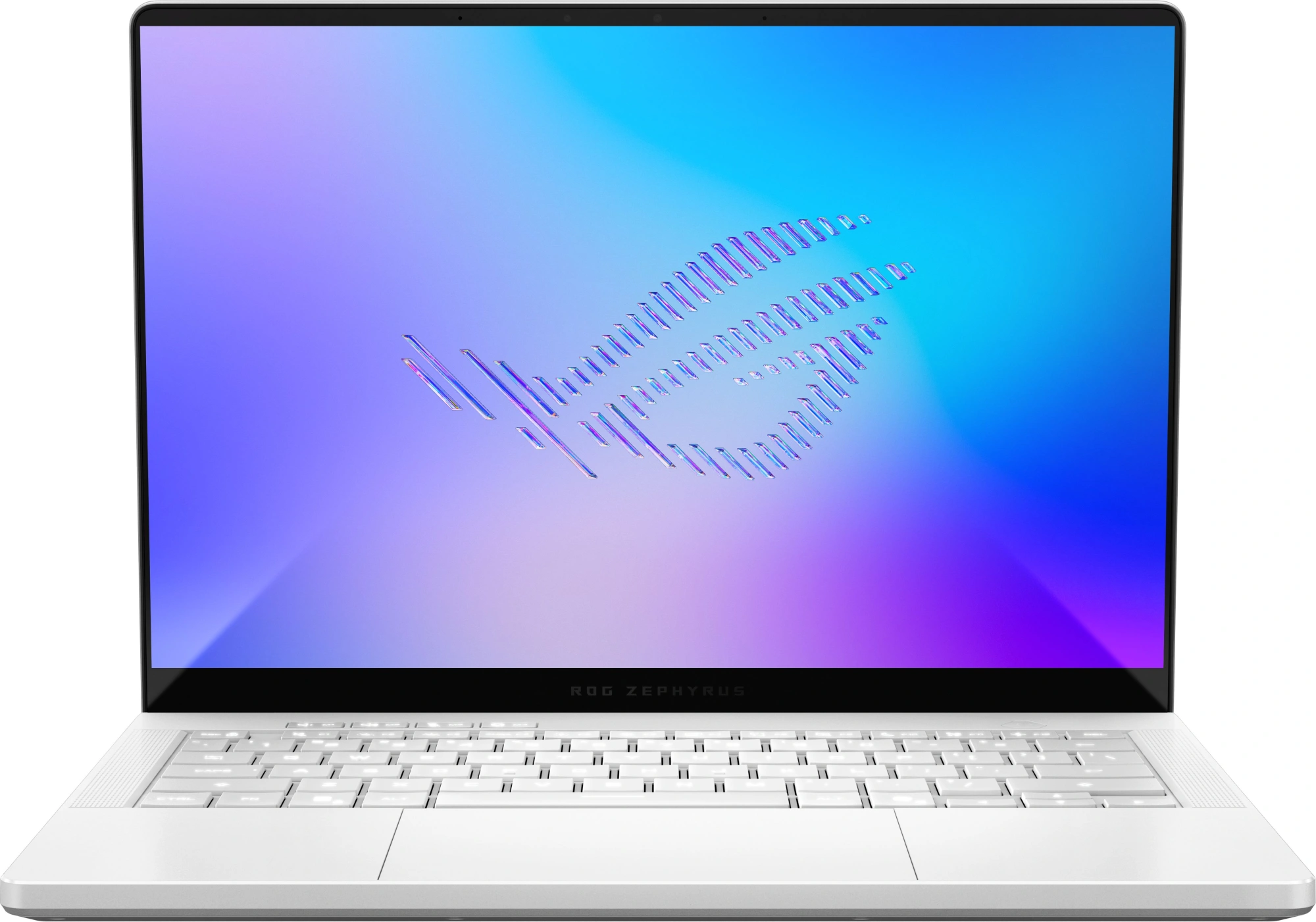 Ноутбук Asus ROG Zephyrus G14 GU405AW-SY024W Core Ultra 9 386H 32Gb SSD1Tb NVIDIA GeForce RTX5080 16Gb 14" OLED 3K (2880x1800) Windows 11 Home white WiFi BT Cam Bag (90NR0P83-M000Y0) — фото 1