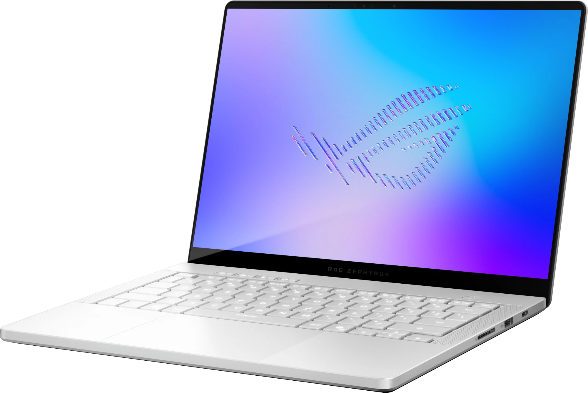 Ноутбук Asus ROG Zephyrus G14 GU405AW-SY024W Core Ultra 9 386H 32Gb SSD1Tb NVIDIA GeForce RTX5080 16Gb 14" OLED 3K (2880x1800) Windows 11 Home white WiFi BT Cam Bag (90NR0P83-M000Y0) — миниатюра 5