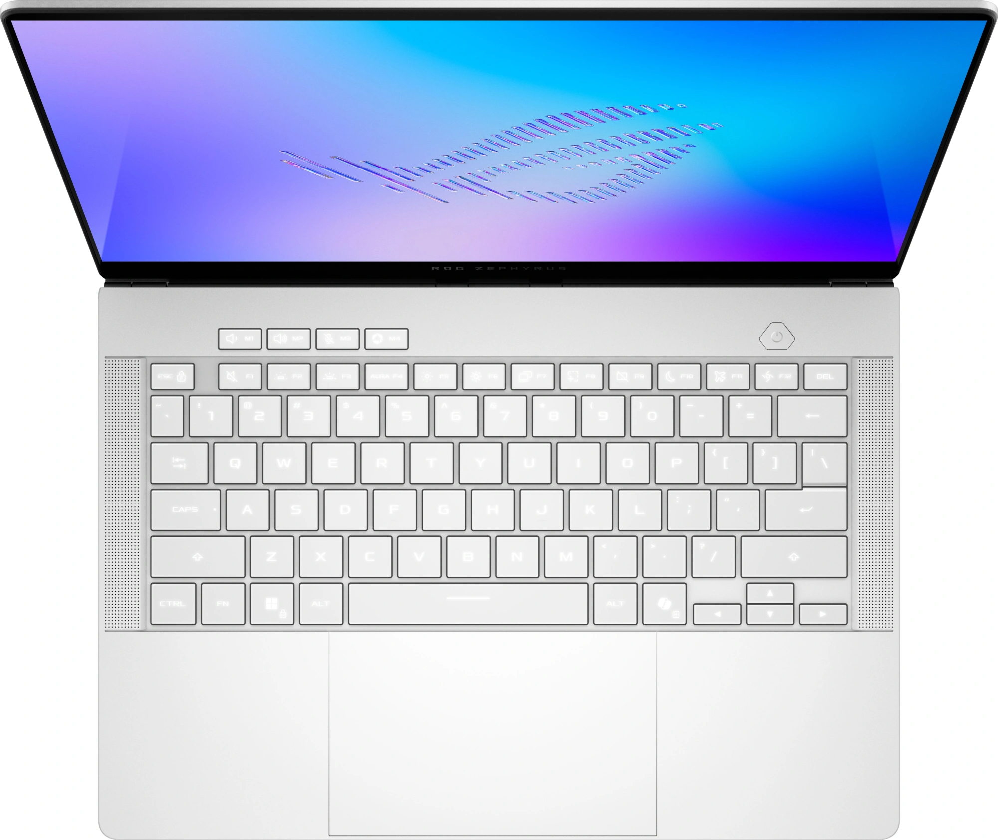 Ноутбук Asus ROG Zephyrus G14 GU405AW-SY024W Core Ultra 9 386H 32Gb SSD1Tb NVIDIA GeForce RTX5080 16Gb 14" OLED 3K (2880x1800) Windows 11 Home white WiFi BT Cam Bag (90NR0P83-M000Y0) — миниатюра 7