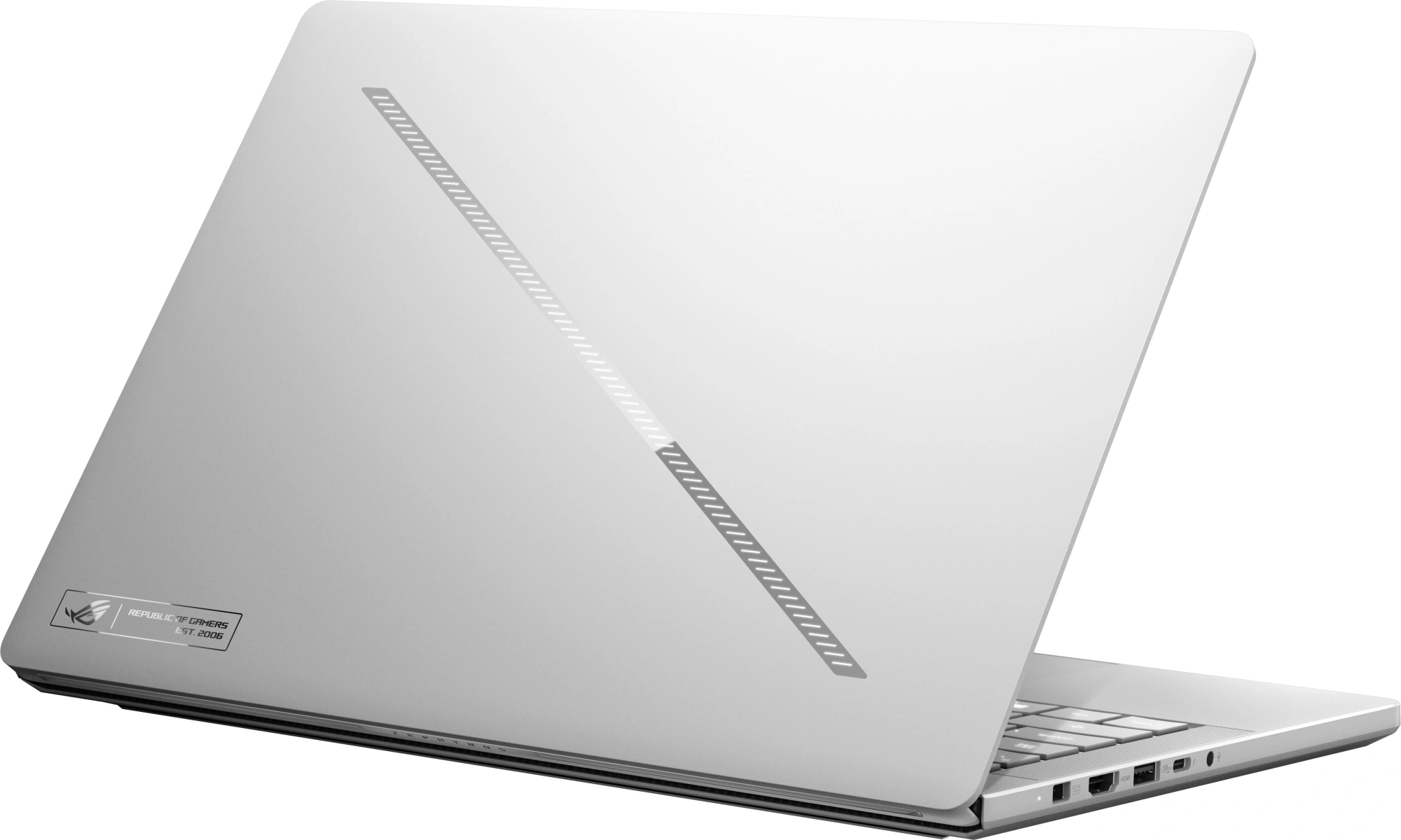 Ноутбук Asus ROG Zephyrus G14 GU405AW-SY024W Core Ultra 9 386H 32Gb SSD1Tb NVIDIA GeForce RTX5080 16Gb 14" OLED 3K (2880x1800) Windows 11 Home white WiFi BT Cam Bag (90NR0P83-M000Y0) — миниатюра 4