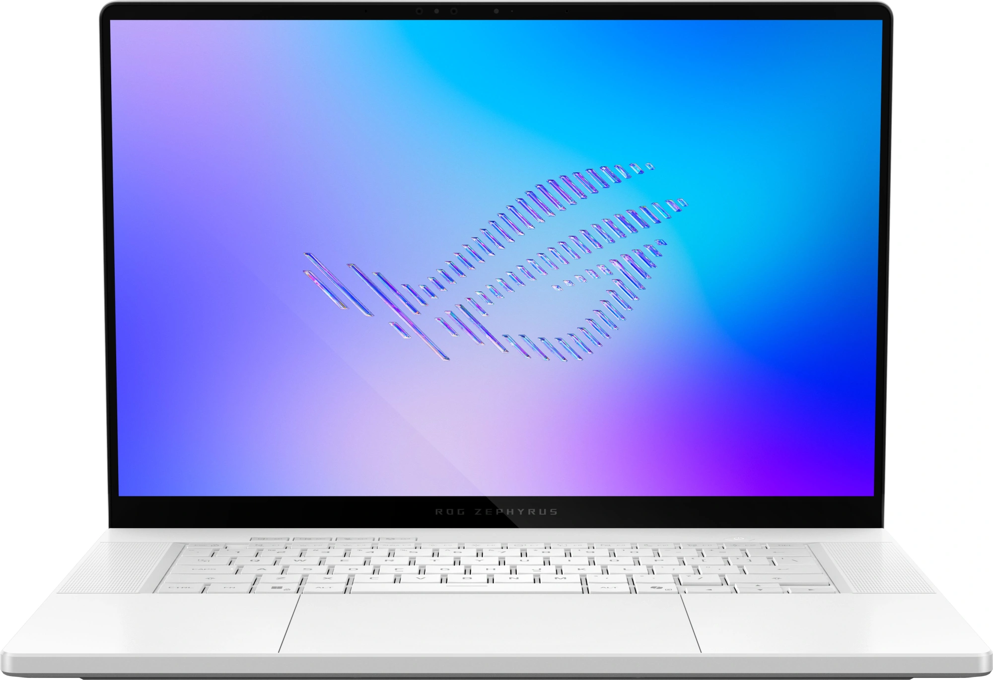 Ноутбук Asus ROG Zephyrus G16 GU606AX-TB023W Core Ultra 9 386H 64Gb SSD1Tb NVIDIA GeForce RTX 5090 24Gb 16" OLED 2.5K (2560x1600) Windows 11 Home white WiFi BT Cam Bag (90NR0PE1-M00160) — фото 1