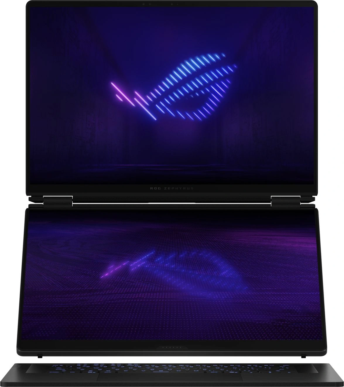Ноутбук Asus ROG Zephyrus Duo 16 GX651AX-SR117W Core Ultra 9 386H 64Gb SSD1Tb NVIDIA GeForce RTX 5090 24Gb 16" OLED Touch 3K (2880x1800) Windows 11 Home dk.grey WiFi BT Cam Bag (90NR0NT2-M00520) — миниатюра 2