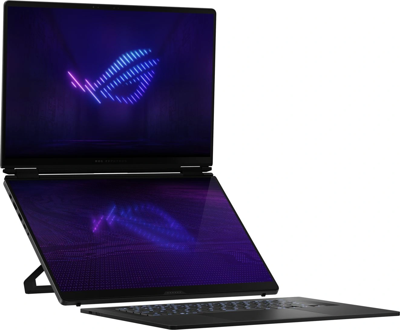 Ноутбук Asus ROG Zephyrus Duo 16 GX651AX-SR117W Core Ultra 9 386H 64Gb SSD1Tb NVIDIA GeForce RTX 5090 24Gb 16" OLED Touch 3K (2880x1800) Windows 11 Home dk.grey WiFi BT Cam Bag (90NR0NT2-M00520) — миниатюра 3