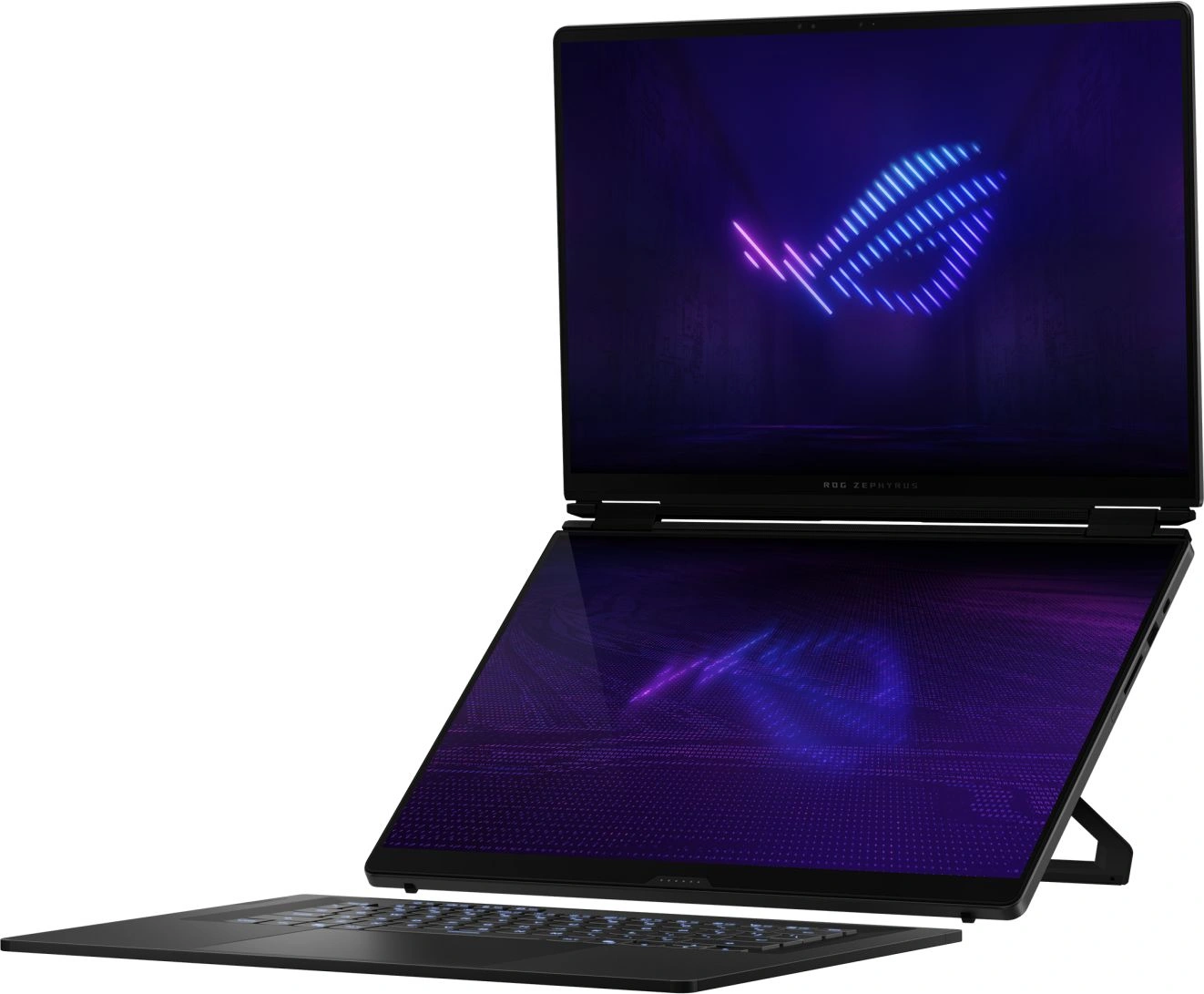Ноутбук Asus ROG Zephyrus Duo 16 GX651AX-SR117W Core Ultra 9 386H 64Gb SSD1Tb NVIDIA GeForce RTX 5090 24Gb 16" OLED Touch 3K (2880x1800) Windows 11 Home dk.grey WiFi BT Cam Bag (90NR0NT2-M00520) — миниатюра 4