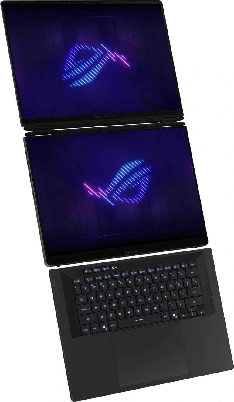 Ноутбук Asus ROG Zephyrus Duo 16 GX651AX-SR117W Core Ultra 9 386H 64Gb SSD1Tb NVIDIA GeForce RTX 5090 24Gb 16" OLED Touch 3K (2880x1800) Windows 11 Home dk.grey WiFi BT Cam Bag (90NR0NT2-M00520) — миниатюра 8