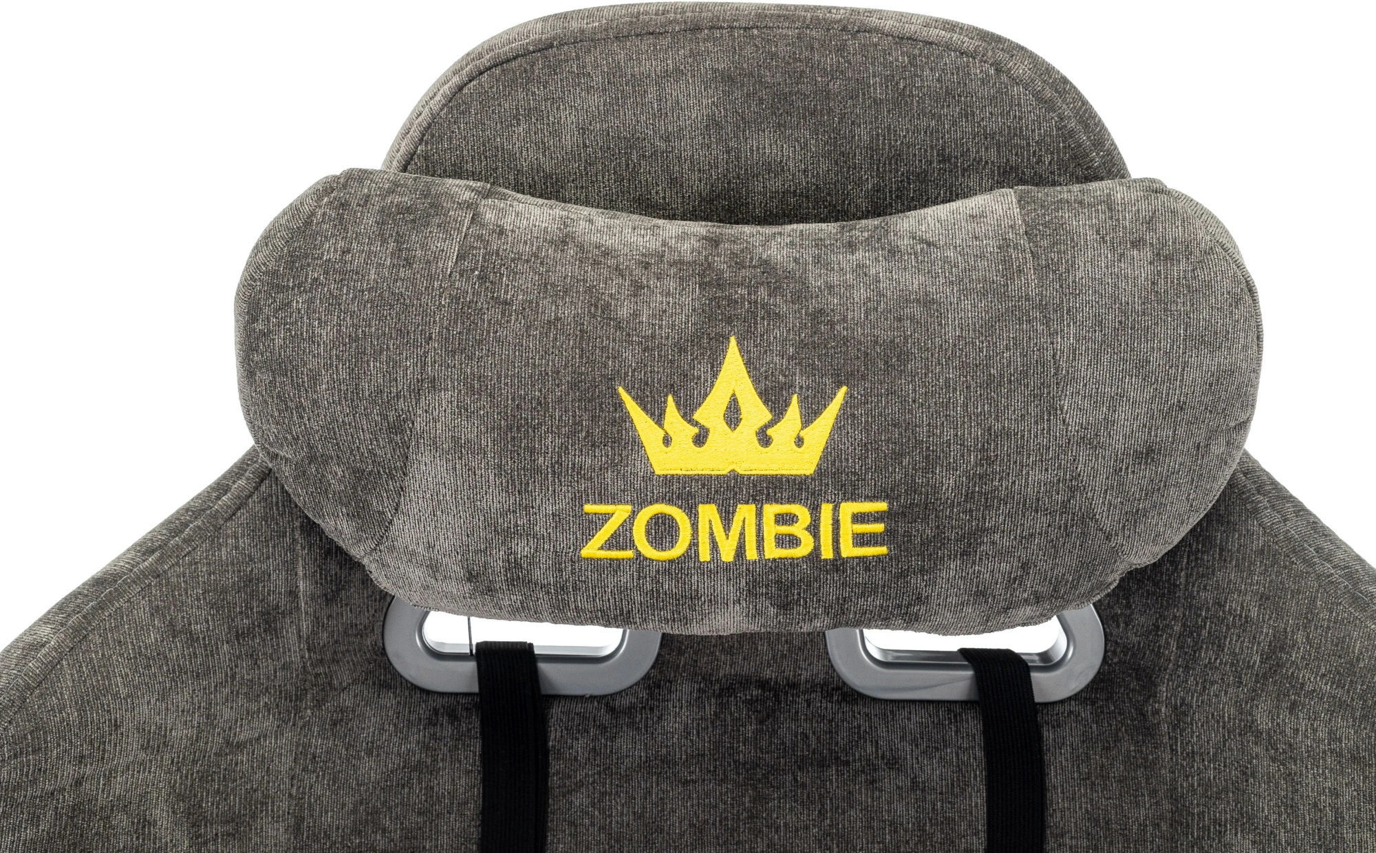 Кресло игровое Zombie 51 серый Light-19 с подголов. крестов. пластик — миниатюра 11