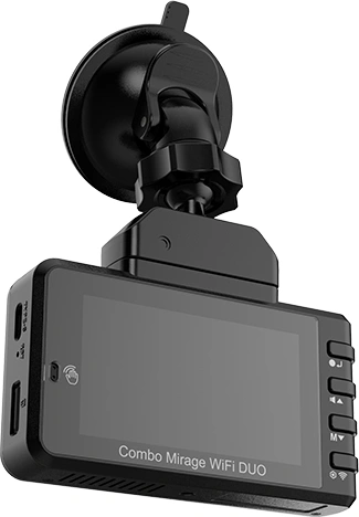 Видеорегистратор с радар-детектором Sho-Me COMBO MIRAGE WIFI DUO черный 2160p 140гр. GPS MStar 8627 — миниатюра 4