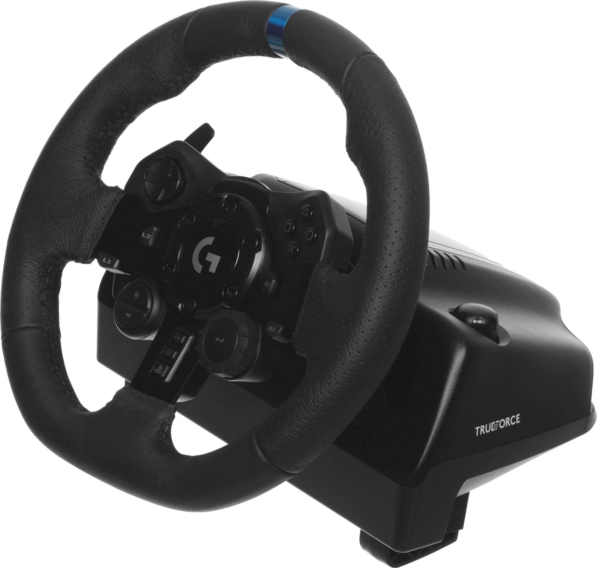 Руль Logitech G923 10кноп. (с педалями) черный — миниатюра 9