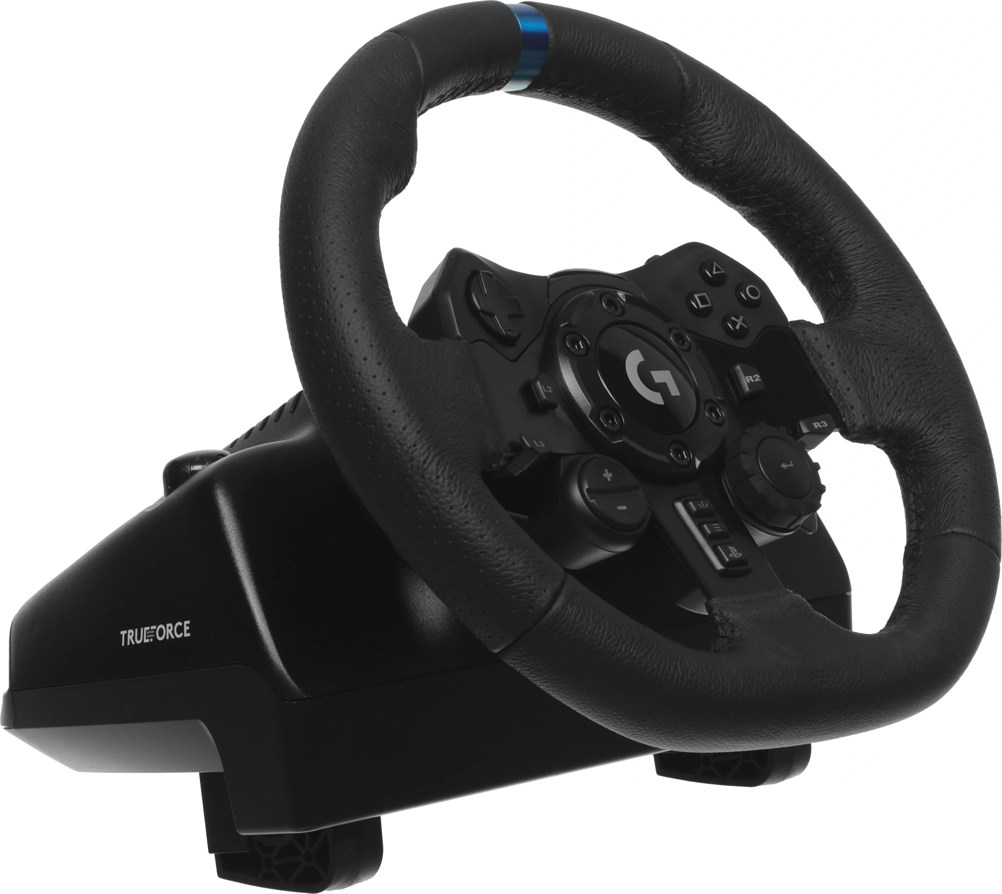 Руль Logitech G923 10кноп. (с педалями) черный — миниатюра 12