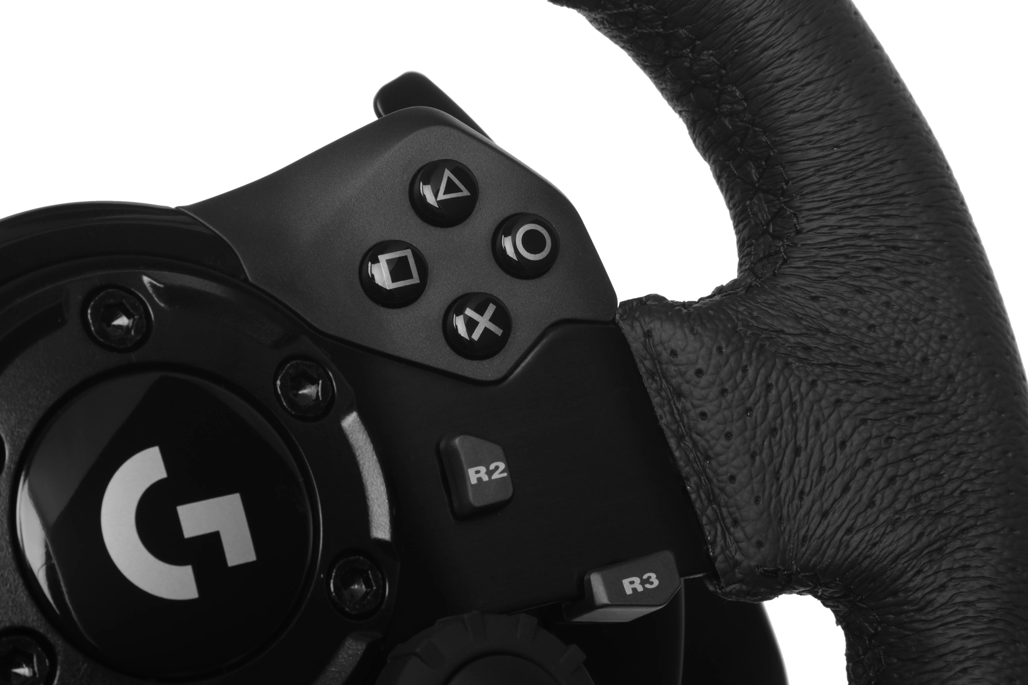 Руль Logitech G923 10кноп. (с педалями) черный — миниатюра 15