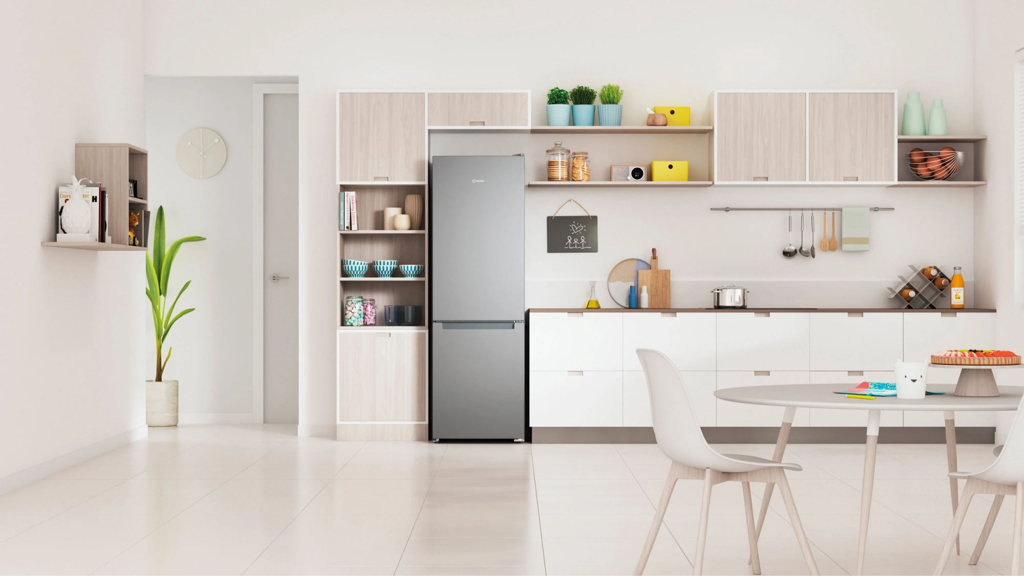 Холодильник Indesit ITS 4180 XB 2-хкамерн. нержавеющая сталь — миниатюра 5