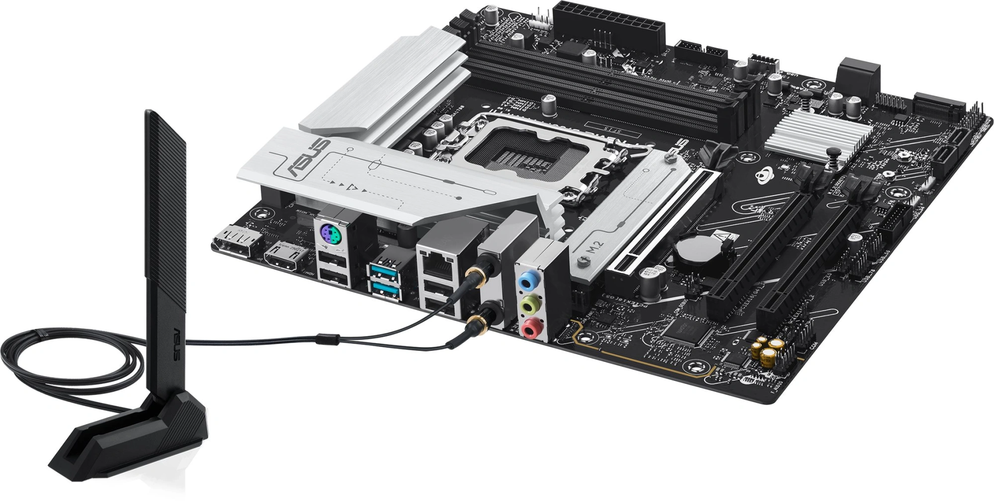 Материнская плата Asus PRIME B760M-A WIFI II Soc-1700 Intel B760 4xDDR5 mATX AC`97 8ch(7.1) 2.5Gg RAID+HDMI+DP — миниатюра 10
