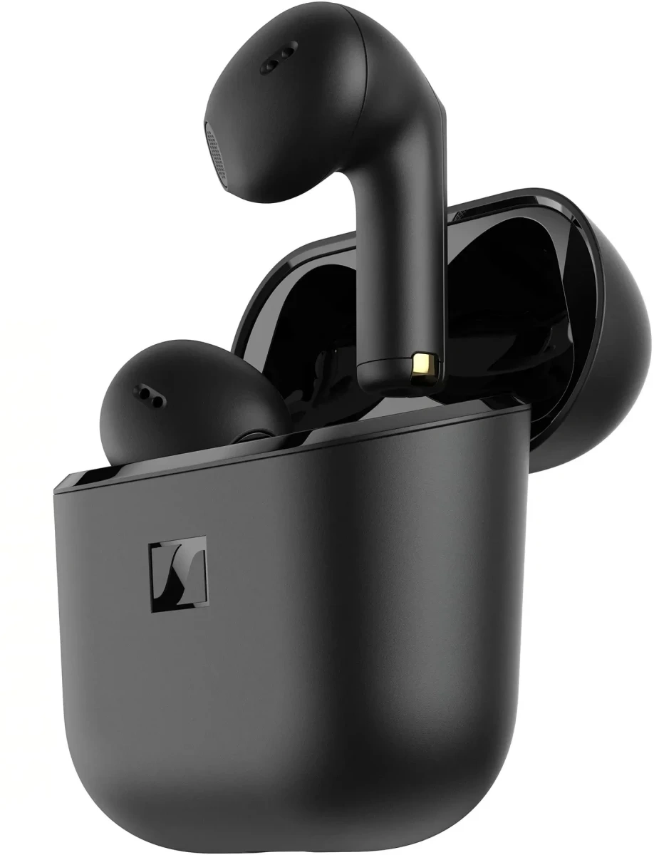 Гарнитура вкладыши Sennheiser Accentum Open черный беспроводные bluetooth в ушной раковине (700430 OTW1 BLACK) — миниатюра 2