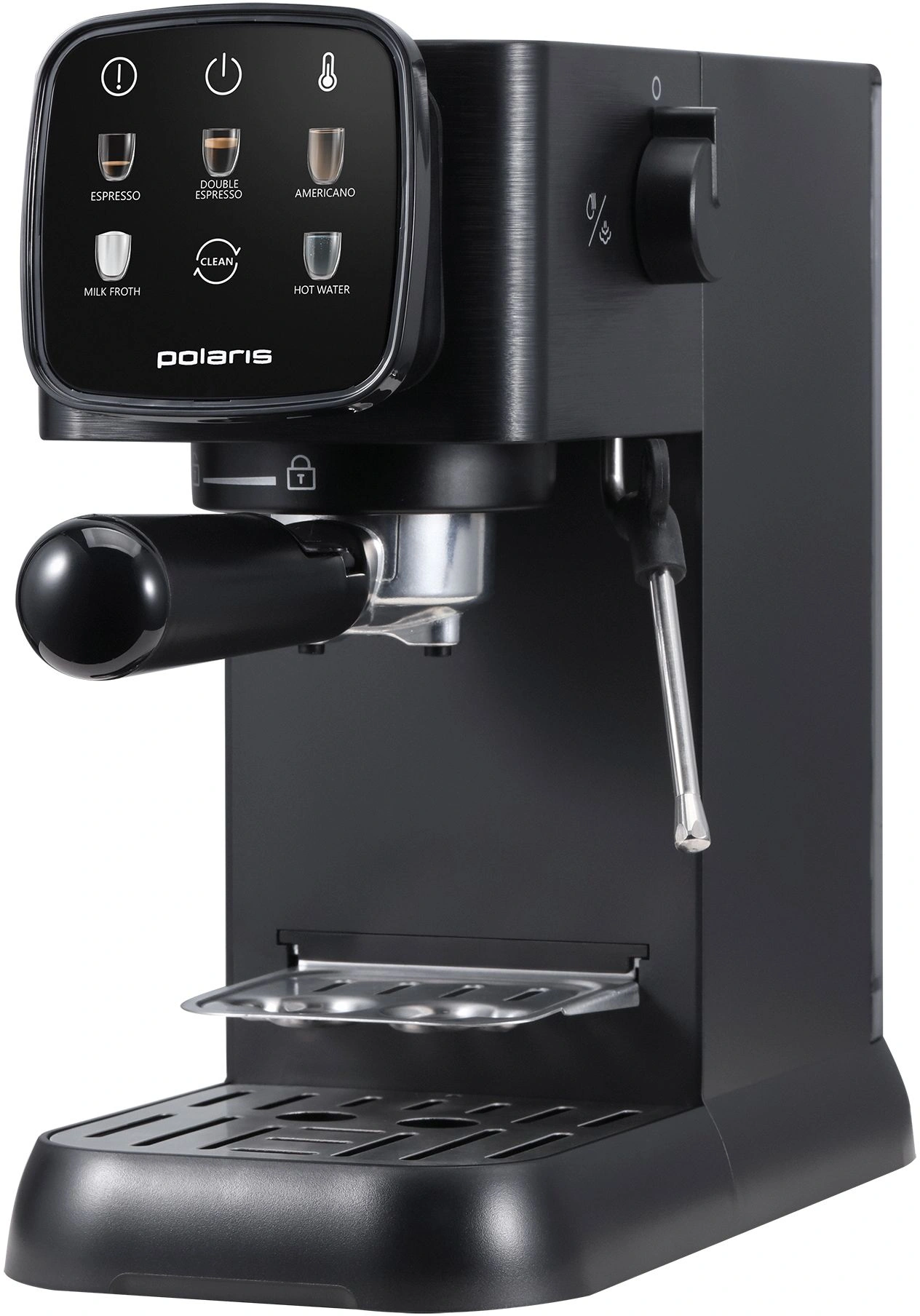 Кофеварка рожковая Polaris PCM 1551E Adore Crema 1500Вт черный — миниатюра 12