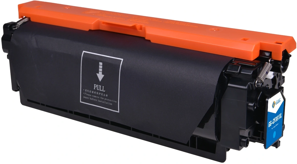 Картридж лазерный G&G GG-CF361XL голубой (18000стр.) для HP CLJ M552dn/M553N/M553DN/M553X/M577C/M577Z/M577F/M577DN с чипом — миниатюра 2