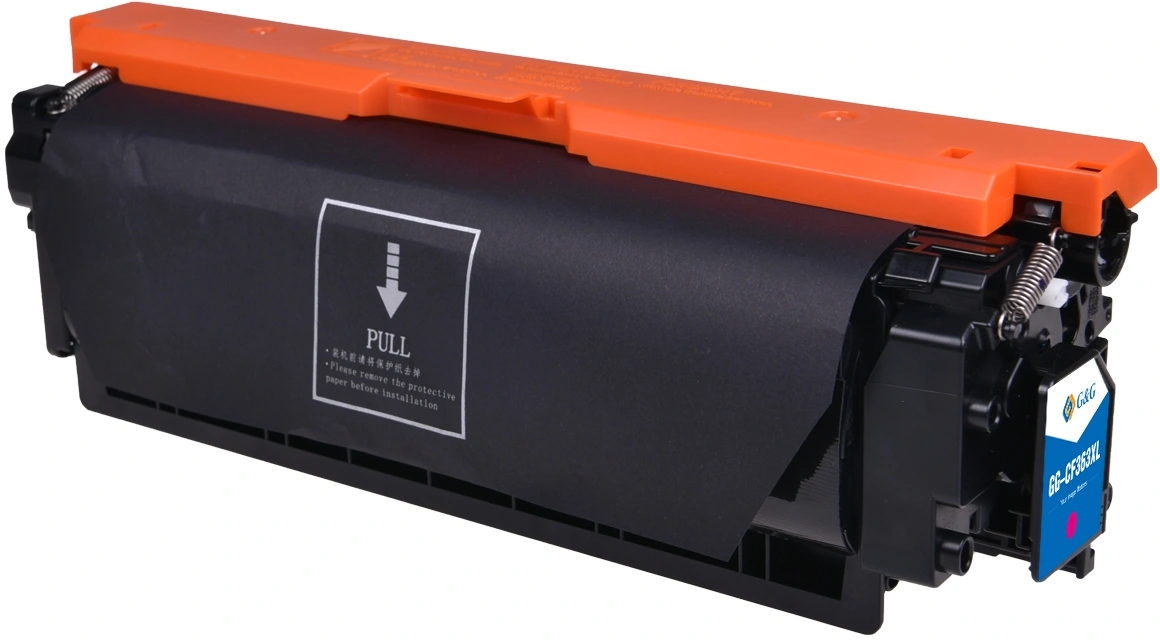Картридж лазерный G&G GG-CF363XL пурпурный (18000стр.) для HP CLJ M552dn/M553N/M553DN/M553X/M577C/M577Z/M577F/M577DN с чипом — миниатюра 2