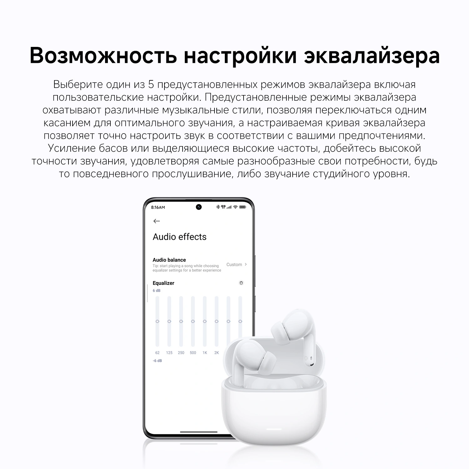 Гарнитура внутриканальные Xiaomi Redmi Buds 8 Lite черный беспроводные bluetooth в ушной раковине (BHR08OMGL) — миниатюра 19