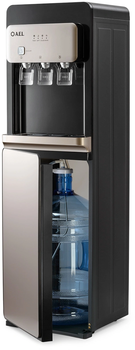 Кулер AEL LD-AEL-806 a напольный электронный черный/золотистый — миниатюра 2