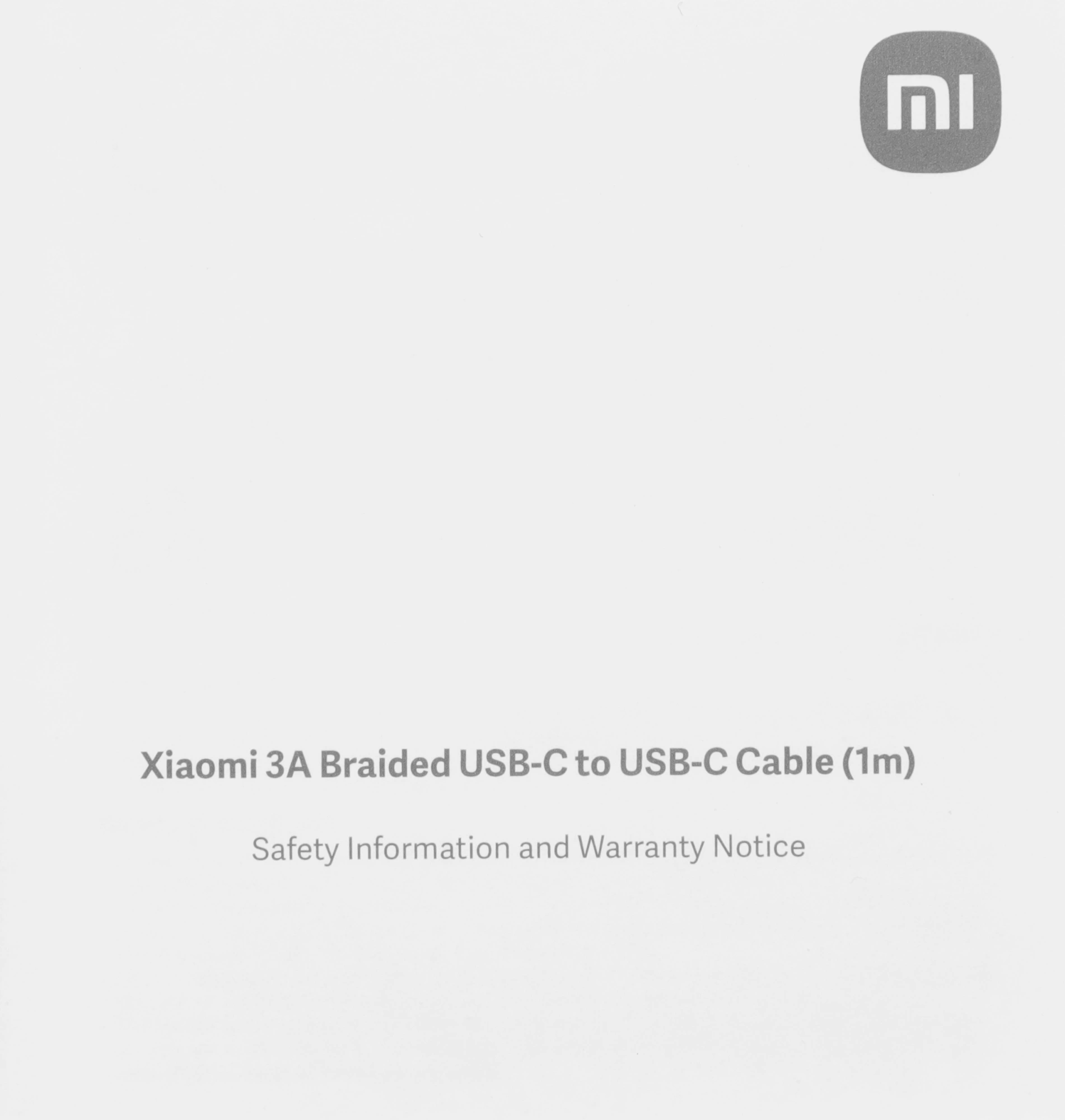 Кабель Xiaomi BHR0878GL USB Type-C (m)-USB Type-C (m) 1м белый коробка — миниатюра 6