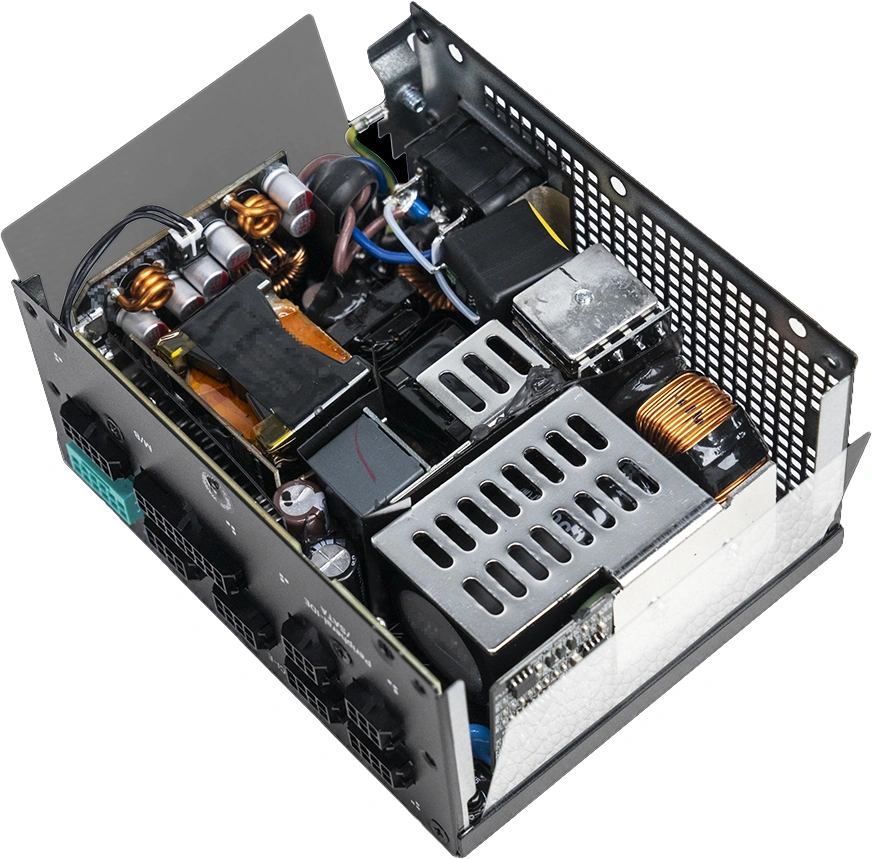 Блок питания Deepcool SFX 750W PS750P (20+4pin) APFC 92mm fan 6xSATA Cab Manag RTL — миниатюра 6