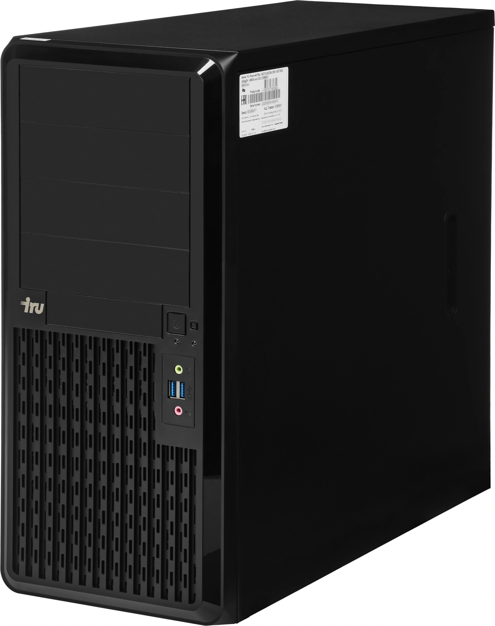 Сервер IRU Rock W9105P 1x6148 2x16Gb 1x1Tb SSD AST2500 1x650W w/o OS (2155118) — миниатюра 6