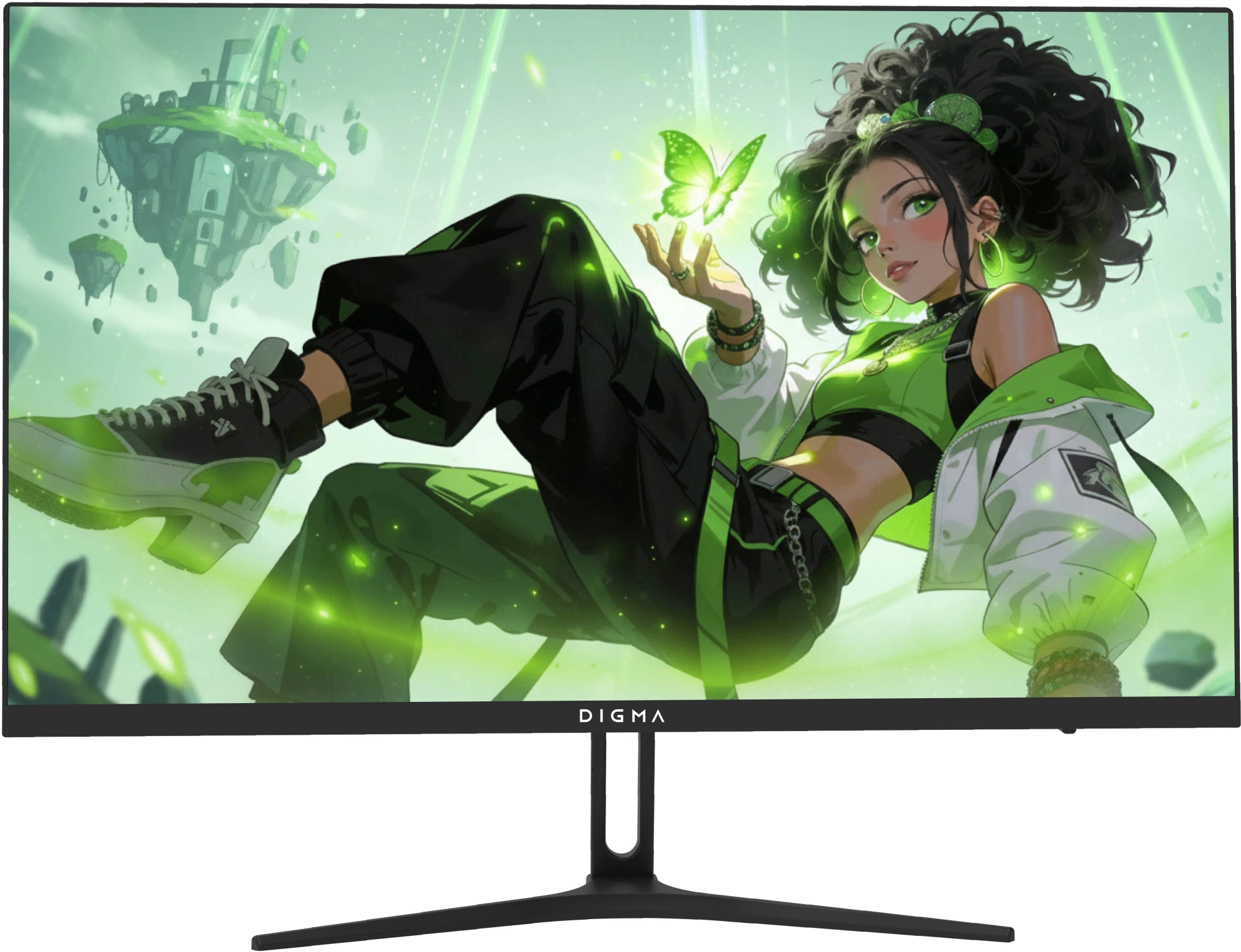 Монитор Digma 23.8" Overdrive 24P411F черный IPS LED 1ms 16:9 HDMI M/M матовая 250cd 178гр/178гр 1920x1080 180Hz G-Sync FreeSync DP FHD 2.8кг — фото 1