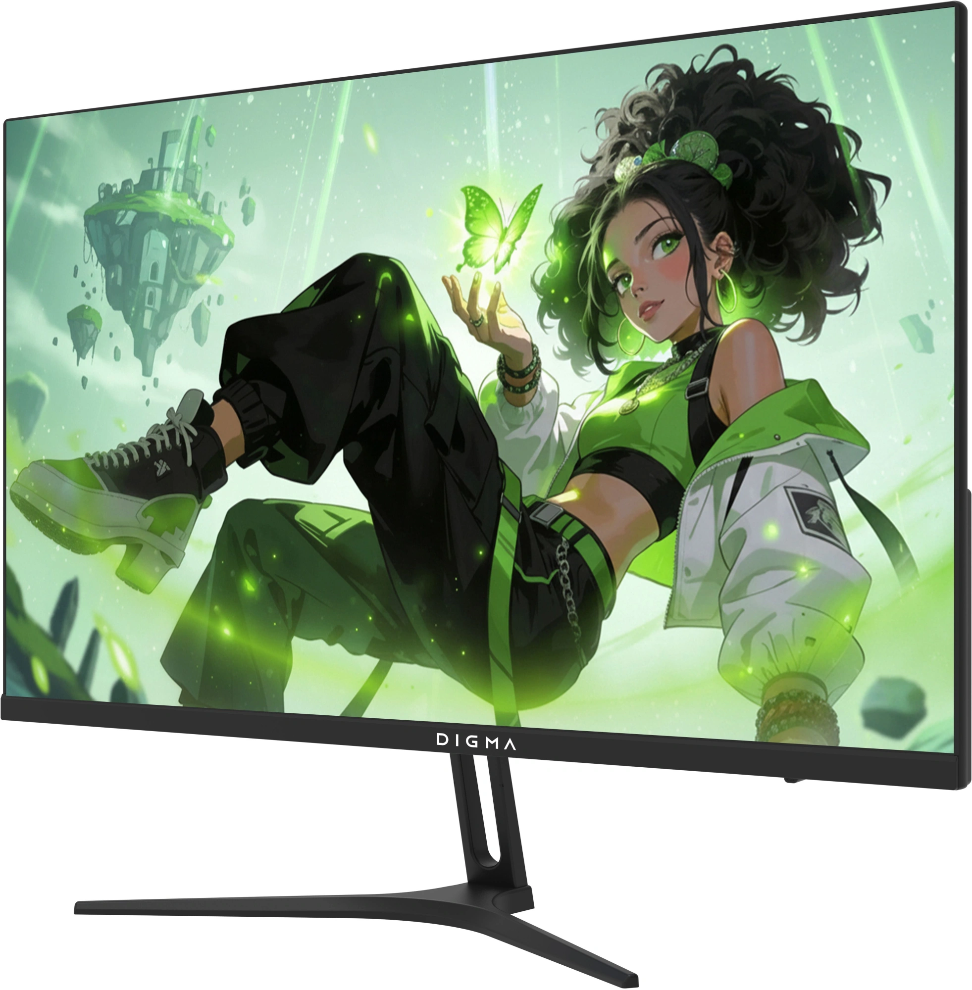 Монитор Digma 23.8" Overdrive 24P411F черный IPS LED 1ms 16:9 HDMI M/M матовая 250cd 178гр/178гр 1920x1080 180Hz G-Sync FreeSync DP FHD 2.8кг — миниатюра 2