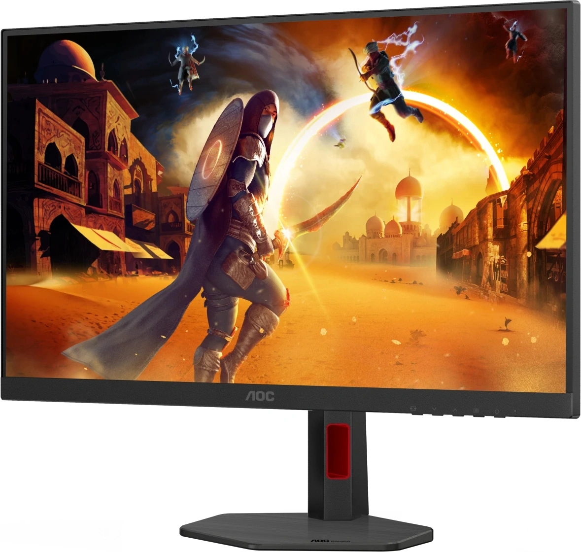 Монитор AOC 27" Q27G4SRU черный IPS LED 16:9 HDMI M/M матовая HAS Piv 1000:1 450cd 178гр/178гр 2560x1440 300Hz G-Sync DP 2K 6.11кг — миниатюра 4