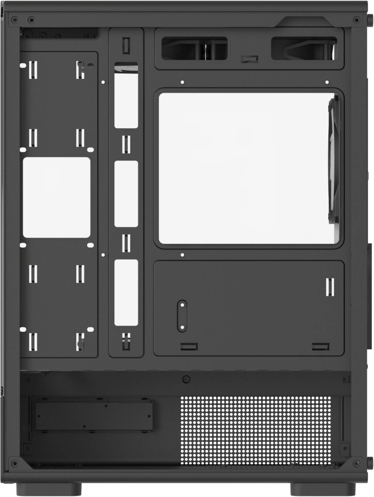 Корпус Formula Crystal Z1CM Plus AR v2 черный без БП mATX 2x120mm 1xUSB2.0 1xUSB3.0 audio bott PSU — миниатюра 7