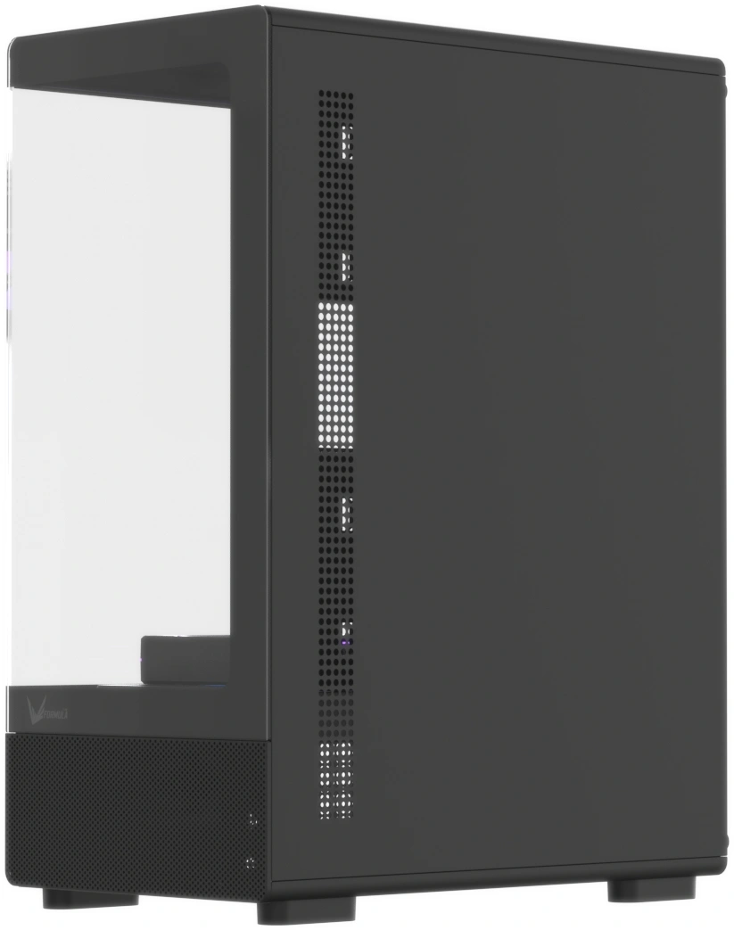 Корпус Formula Crystal Z1CM Plus AR v2 черный без БП mATX 2x120mm 1xUSB2.0 1xUSB3.0 audio bott PSU — миниатюра 11