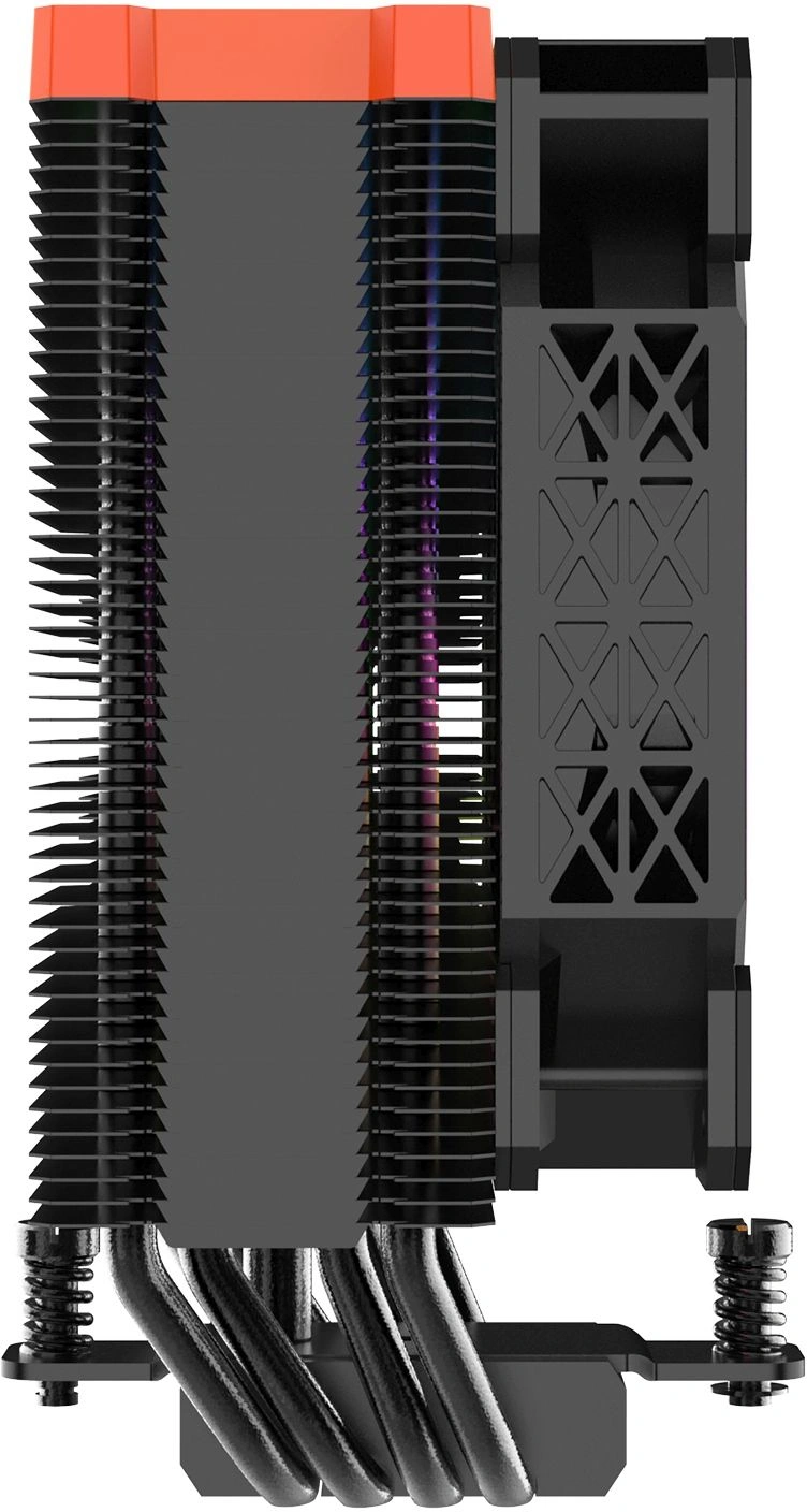 Устройство охлаждения(кулер) Bloody AC-16 ARGB Soc-AM5/AM4/1200/1700/1851 черный 4-pin 20-30dB Al+Cu 220W 590gr Ret (AC-16-ARGB220-BK) — миниатюра 8
